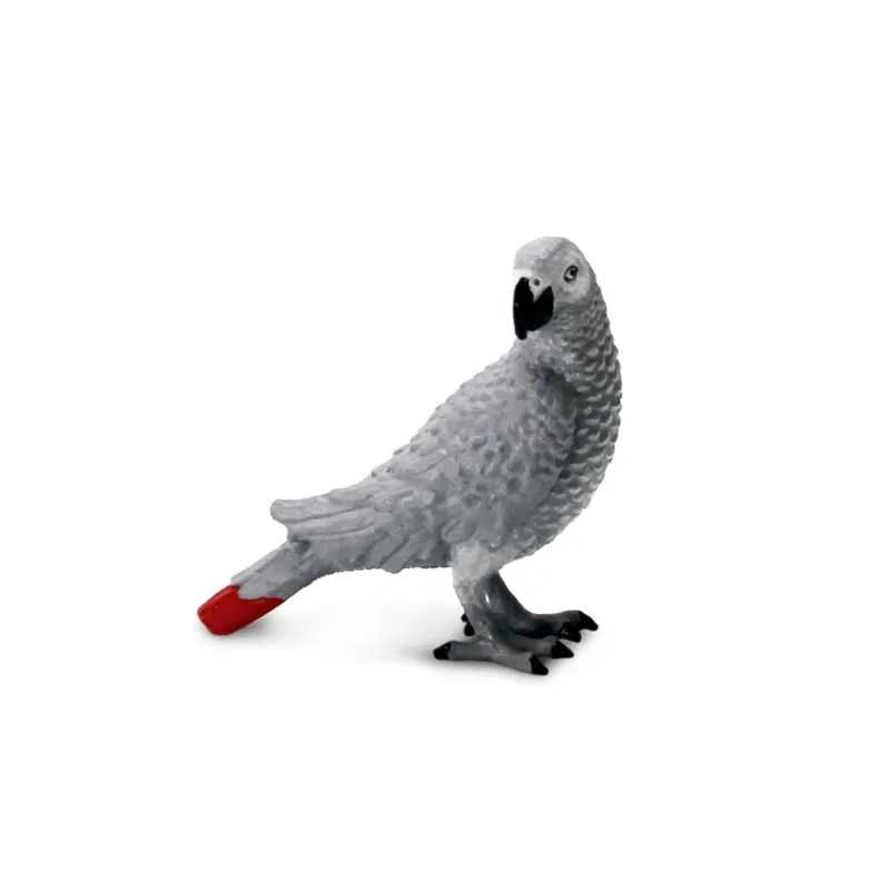 Perroquet Gris du Gabon - Figurine Safari Ltd – Jouet Réaliste 100201