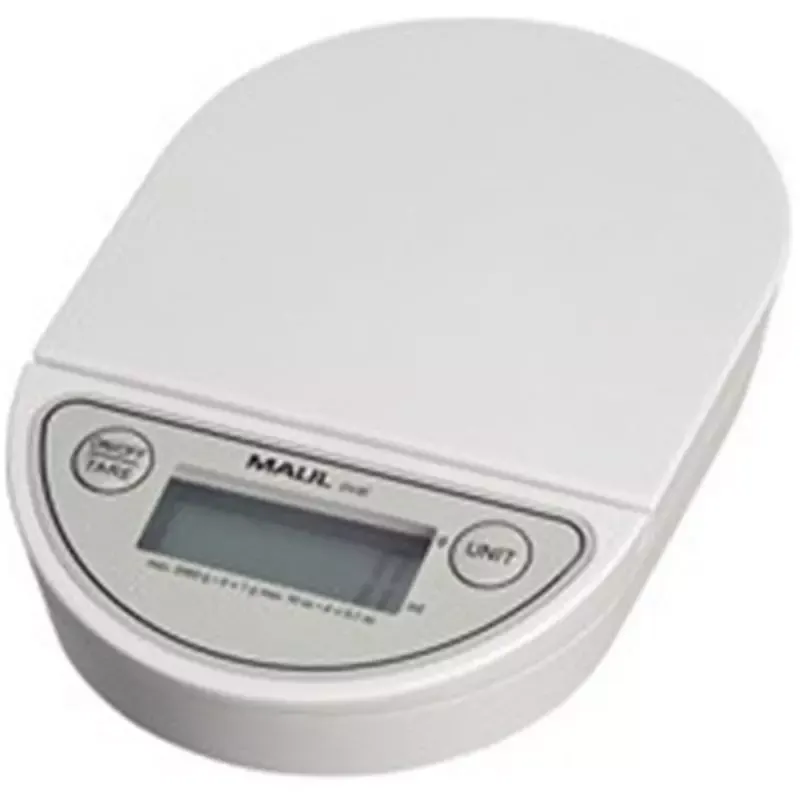 Pèse-lettres - 2 kg - avec pile - blanc