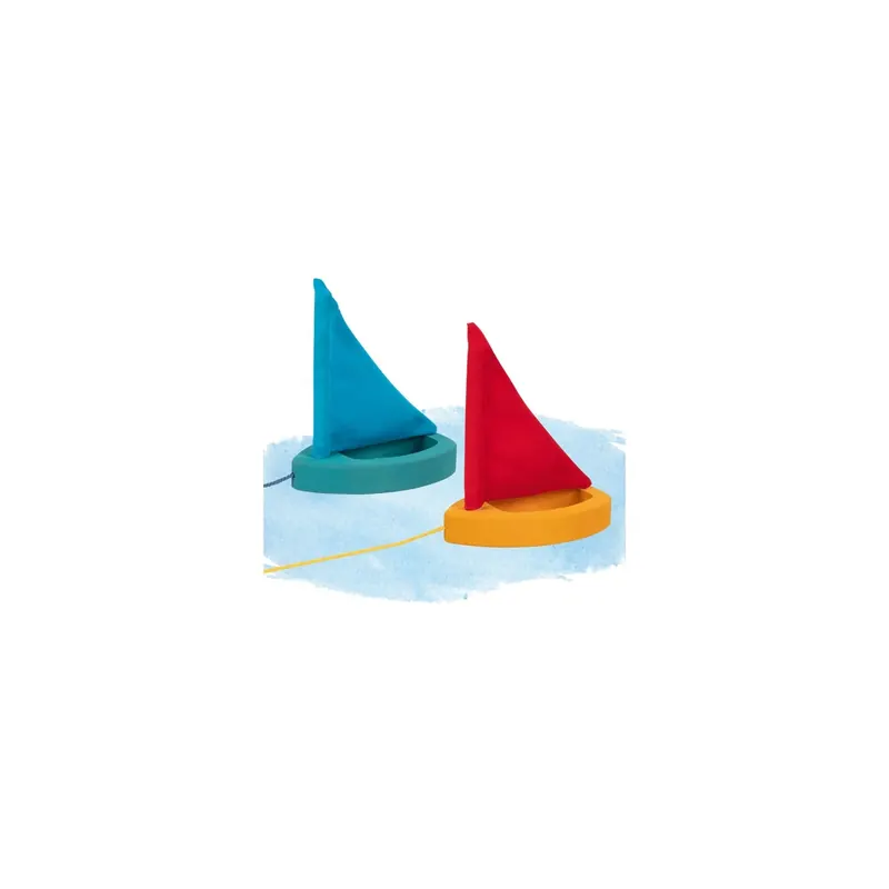 Petits navires en bois et tissu- Jouet Goki Evolution