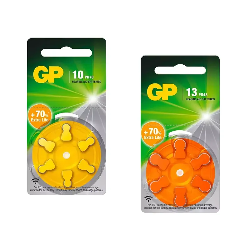 Piles auditives GP Battery zinc-air 1,4V