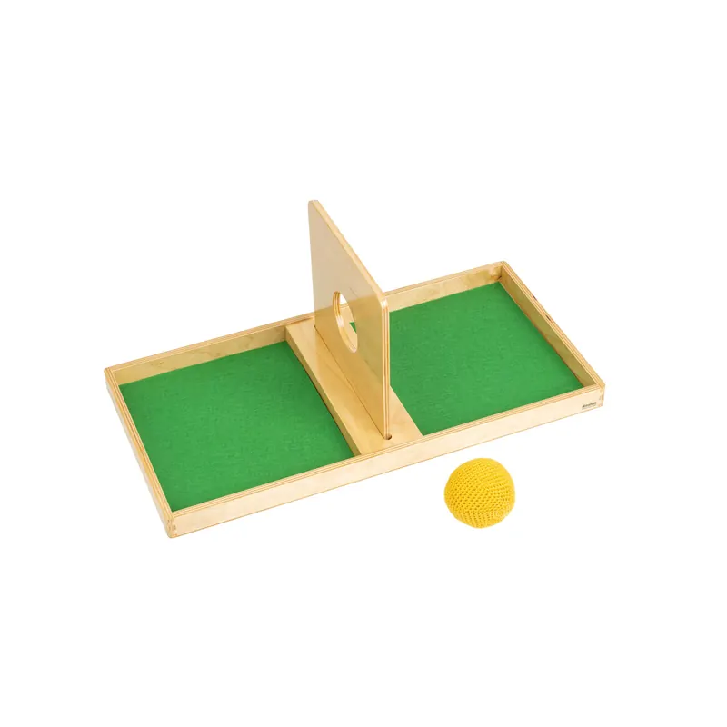 Planche à encastrement avec balle tricotée Montessori - Nienhuis 043000