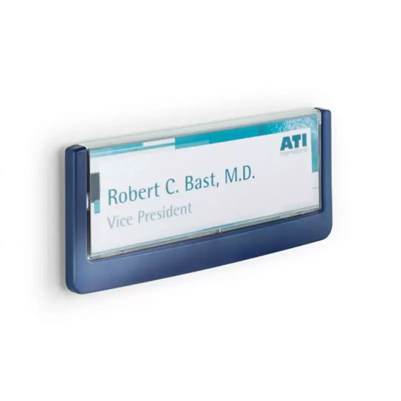 Plaque de porte Click Sign 149 x 52,5 mm Bleu