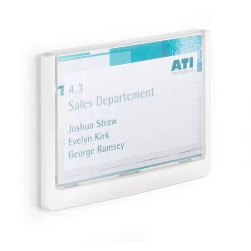 Plaque de porte CLICK SIGN 149x105,5 mm Blanc