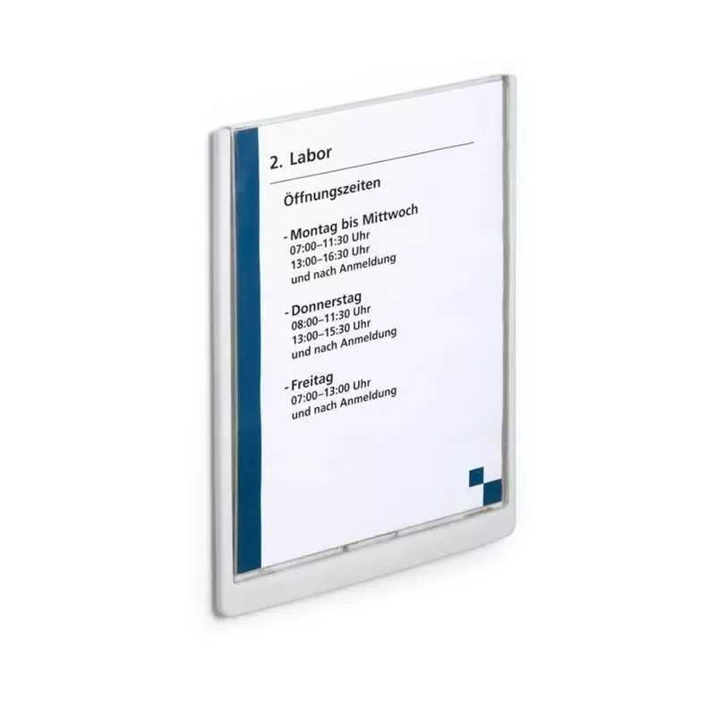 Plaque de porte CLICK SIGN A4 blanc
