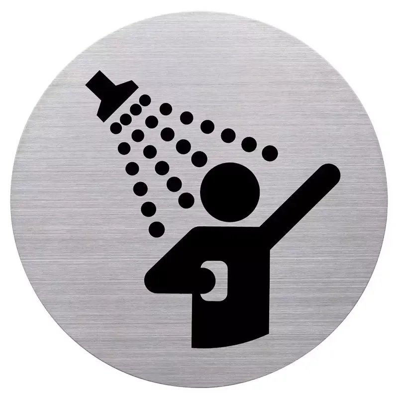 Plaque de porte ou murale "Douche"