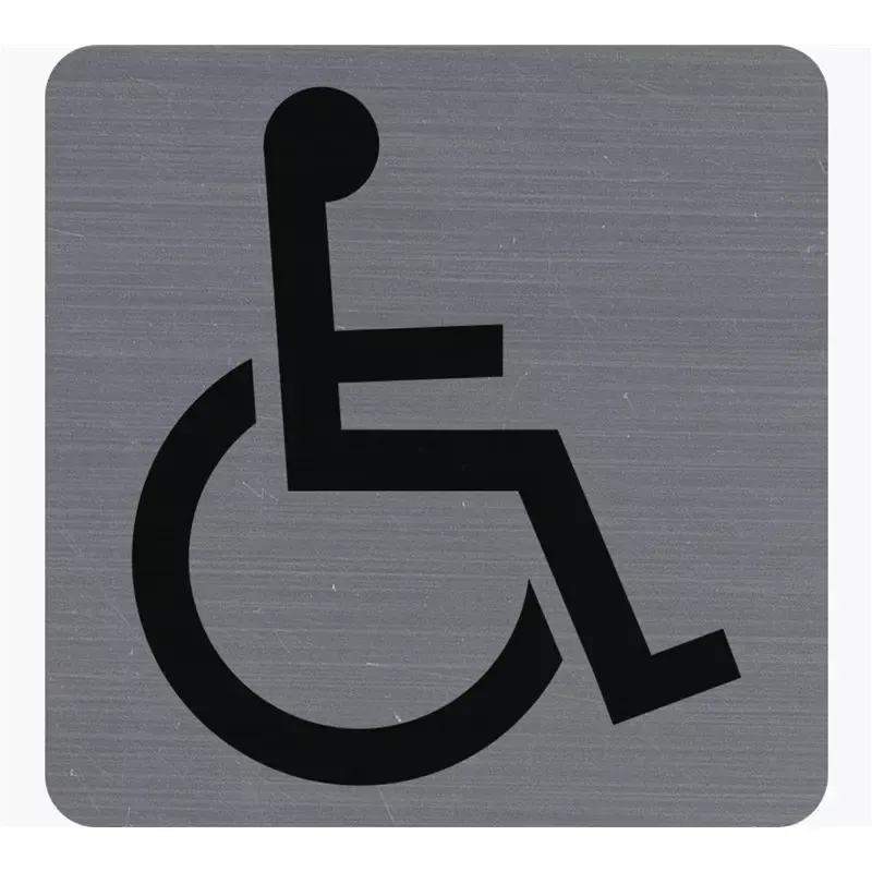 Plaque de signalisation Accès aux personnes à mobilité réduite PMR