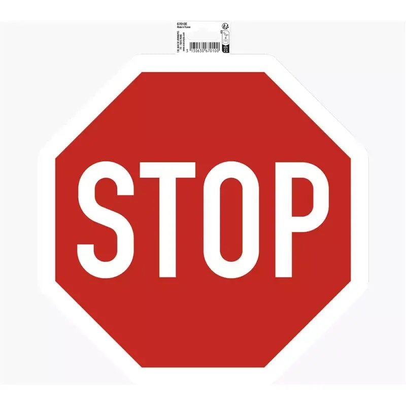 Plaque de signalisation "STOP"