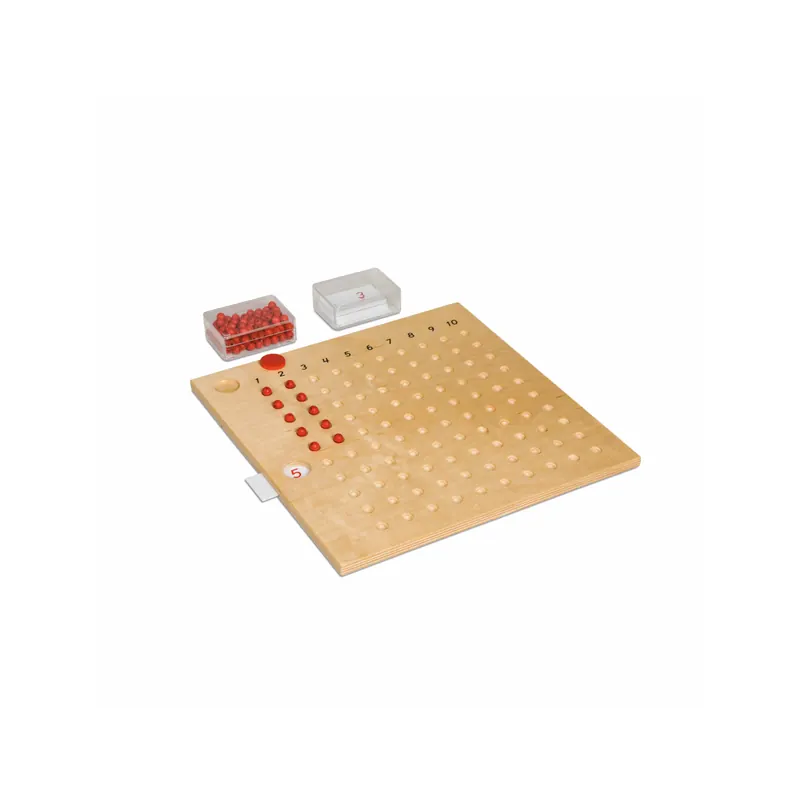 Plateau de la multiplication Montessori - Nienhuis 008700