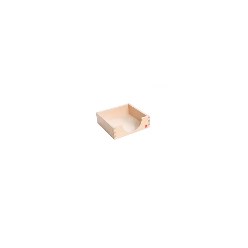 Plateau pour feuilles carrées de 14cm - Matériel Montessori