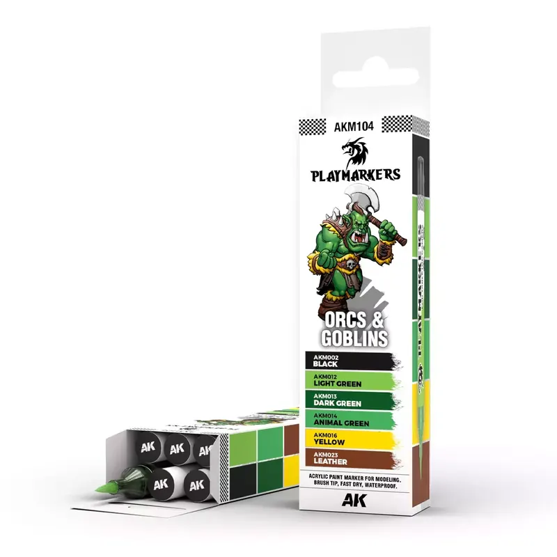 Playmarkers Set : Orcs & Goblins - AK Interactive