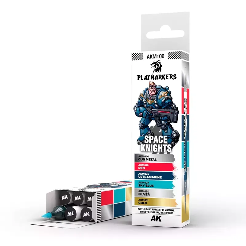 Playmarkers Set : Space Knight - AK Interactive