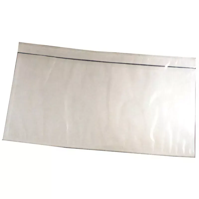 Pochette autocollante 225x120mm pour document de transport - sans impression - 250 pochettes