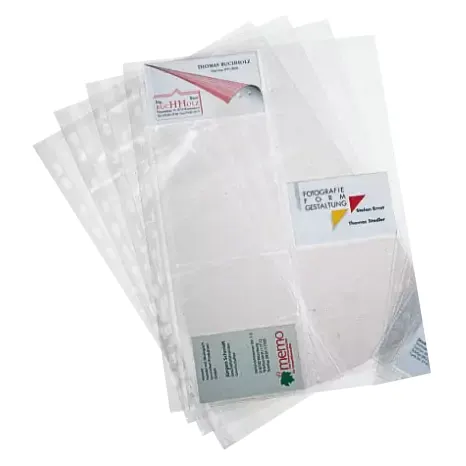 Pochette cartes de visite sans PVC