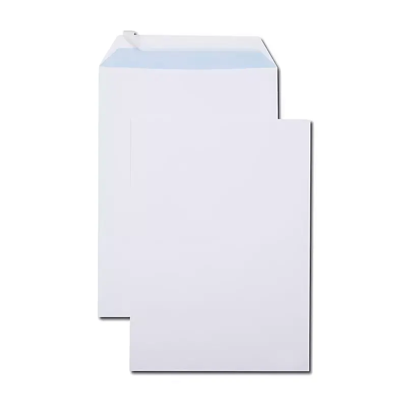 Pochette d'expédition C4 blanche 229 x 324 mm, 90 g, bande de protection (boîte de 250)