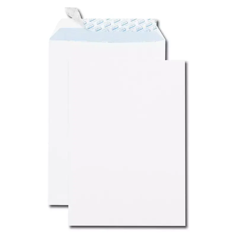 Pochette d'expédition GPV C4 229 x 324 mm, blanche 90 g, bande de protection (lot de 250)