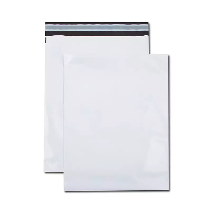 Pochette d'expédition plastique GPV polyéthylène blanc opaque 310 x 410 mm (paquet de 10)