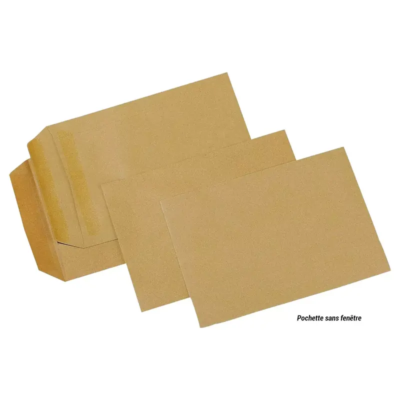 Pochette kraft recyclé