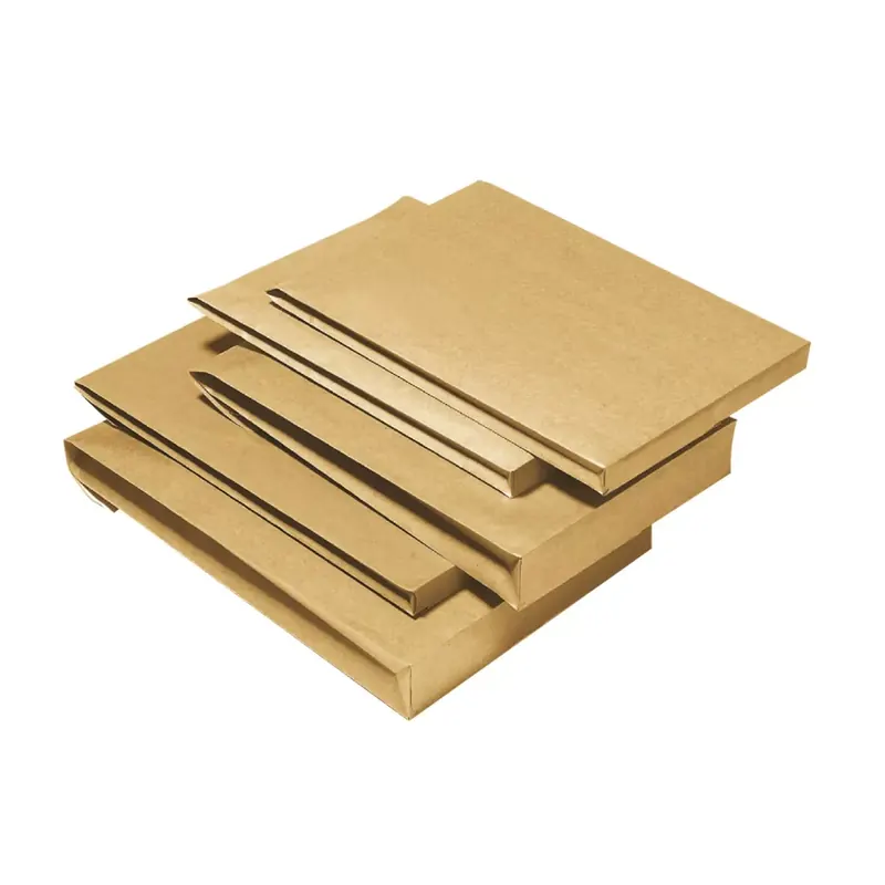 Pochettes à soufflet kraft recyclé