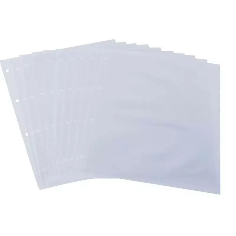 Pochettes transparentes pour menu à vis format A4