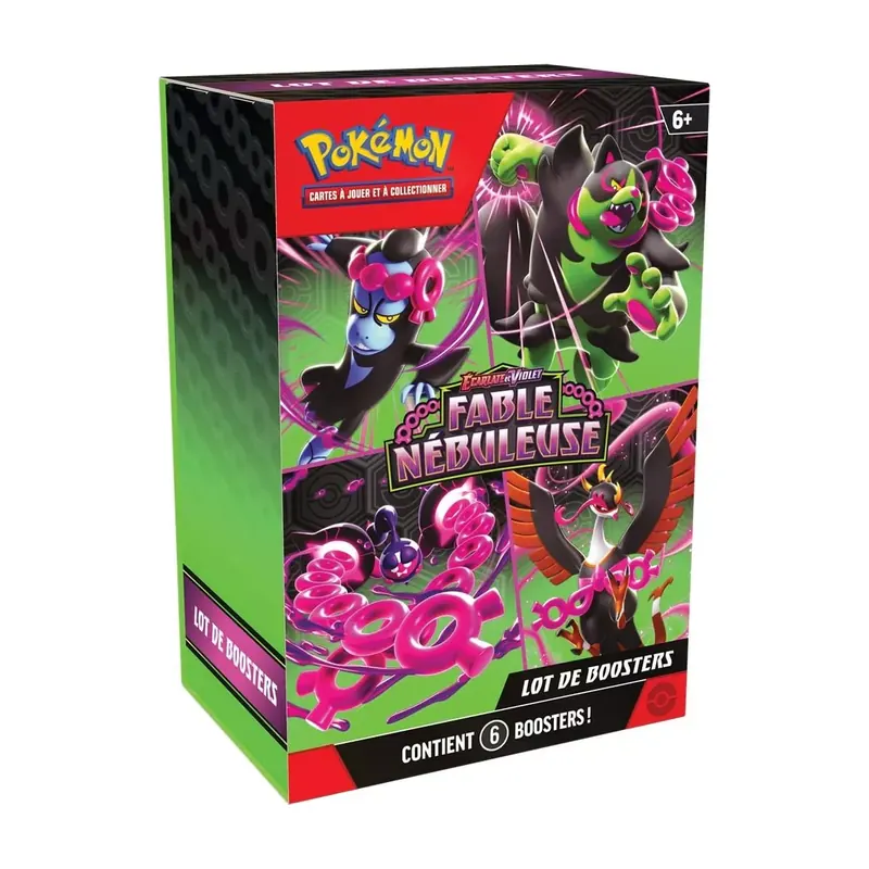Pokémon : Bundle 6 boosters - Fable Nébuleuse - EV6.5