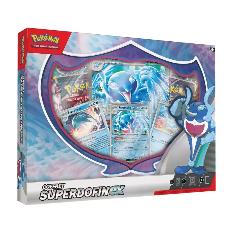 Pokémon : Coffret Superdofin-ex juin 2024