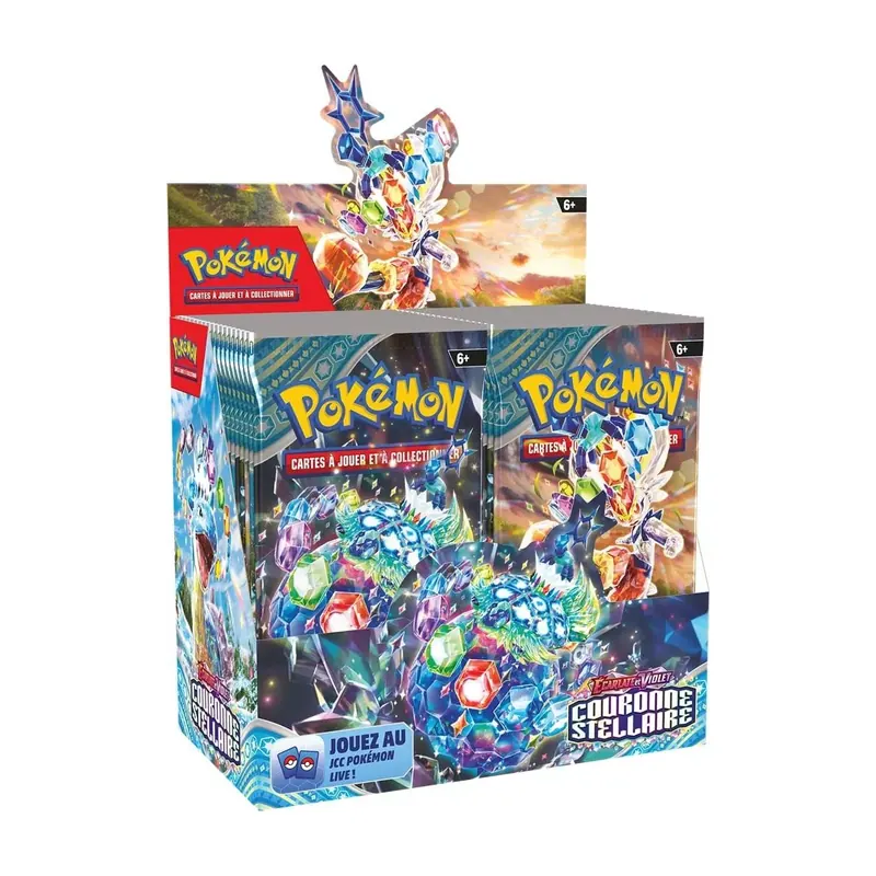 Pokémon : Display 36 boosters - Couronne Stellaire - EV07