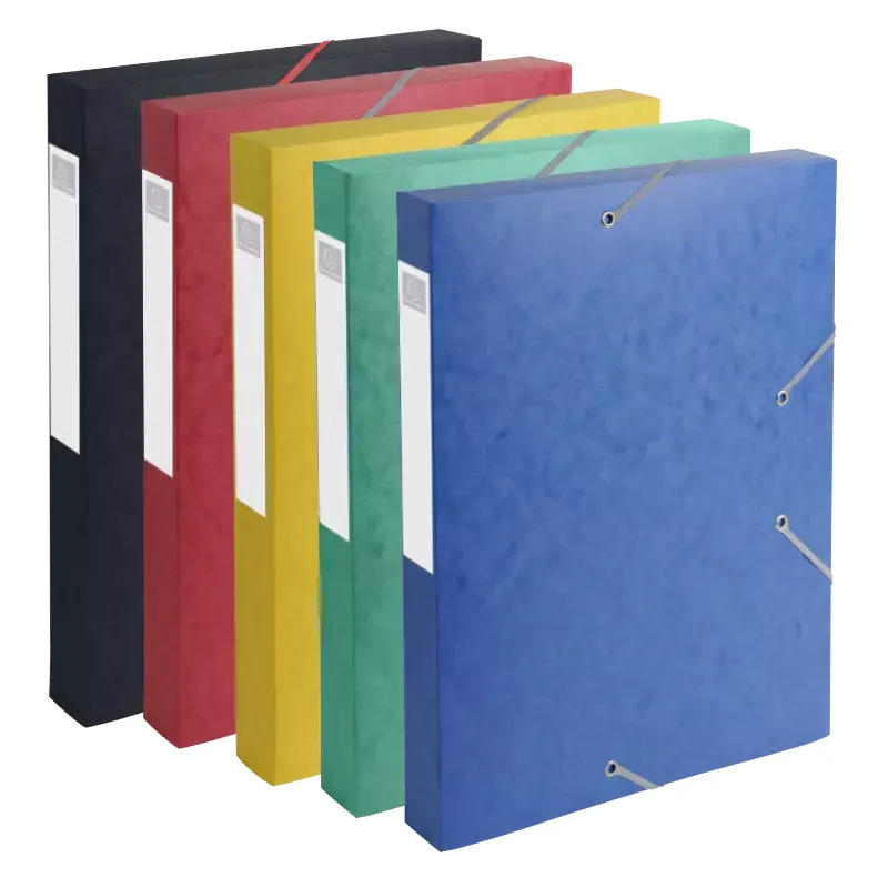 Porte-documents à élastique Exacompta «Cartobox»