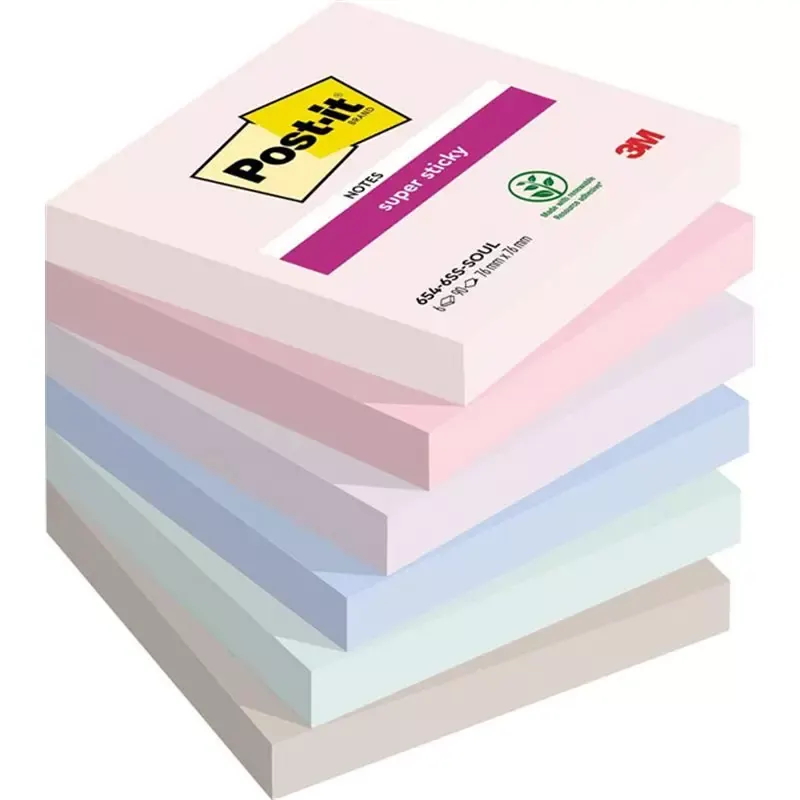 Post-it Bloc-note adhésif Super Sticky Notes 76 x 76 mm