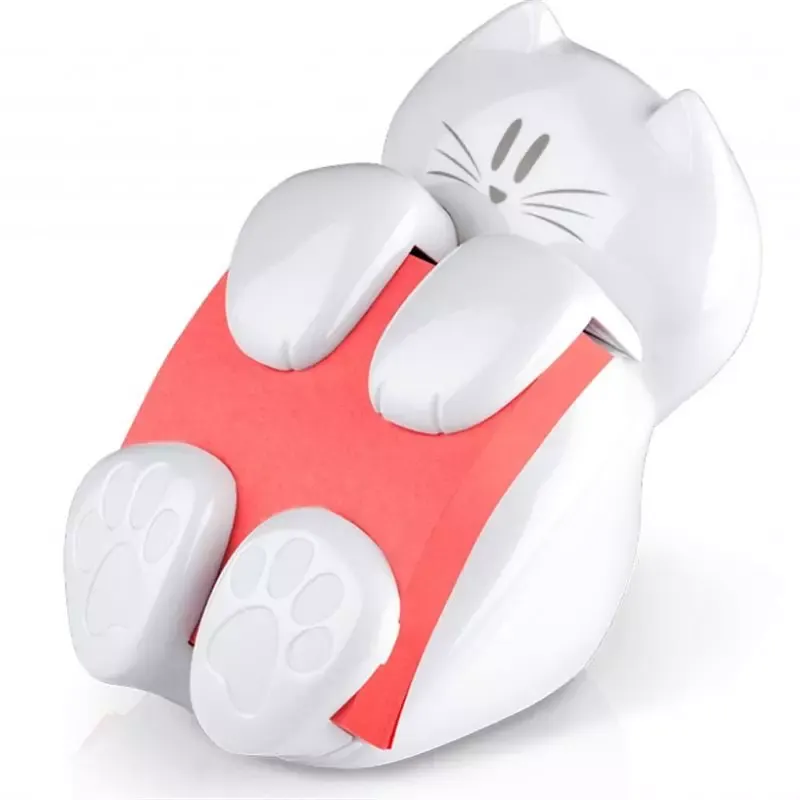 Post-it Z-notes dans un distributeur en forme de chat