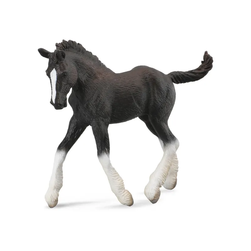 Poulain Shire noir Collecta - Figurine 88583