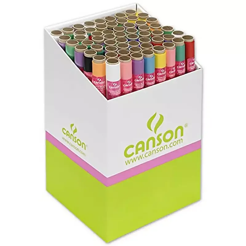 Présentoir de Papier de soie canson - 50 rouleaux