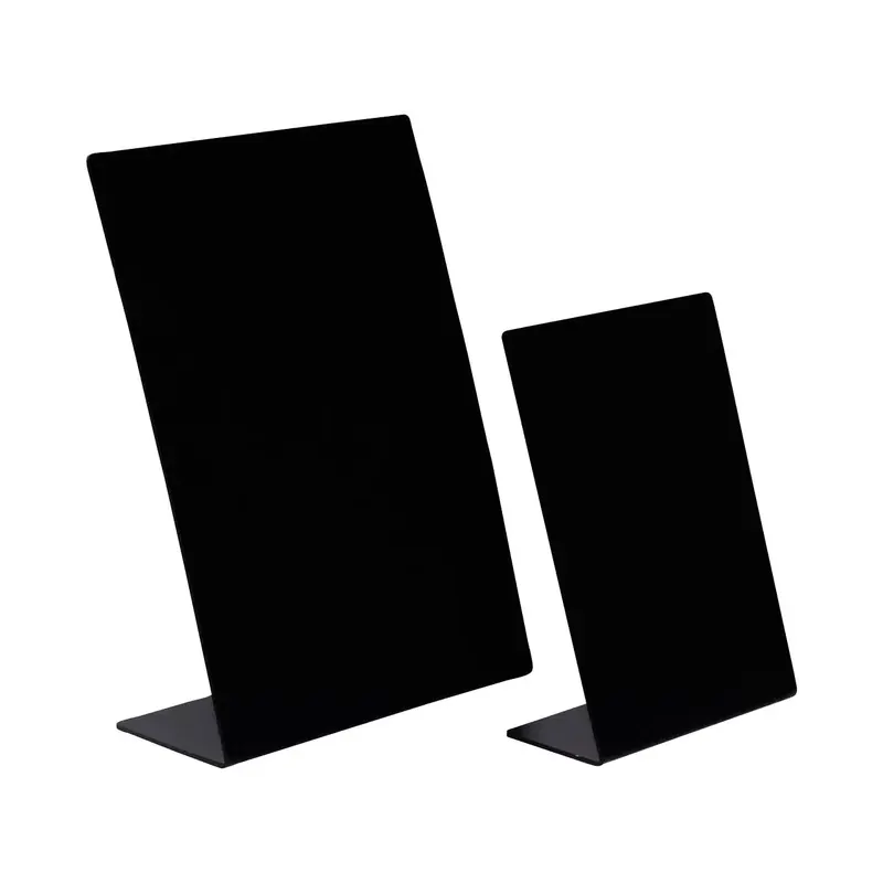 Présentoir de table incliné, Exacryl, type ardoise