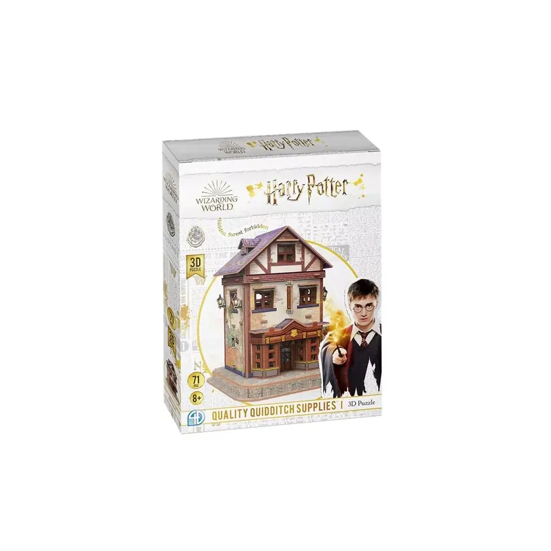 Puzzle 3D Harry Potter - Accessoires de Quidditch - 71 pièces
