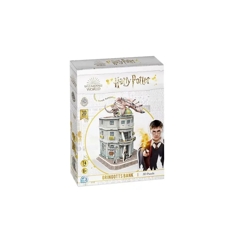 Puzzle 3D Harry Potter - La Banque de Gringotts - 74 pièces