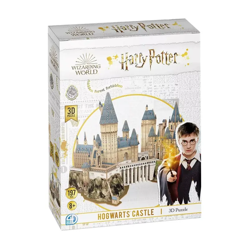 Puzzle 3D Harry Potter - Le Château de Poudlard - 197 pièces