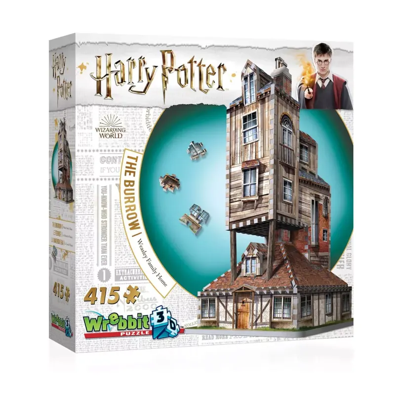 Puzzle 3D Harry Potter Le Terrier : La Maison des Weasley - 415 pièces