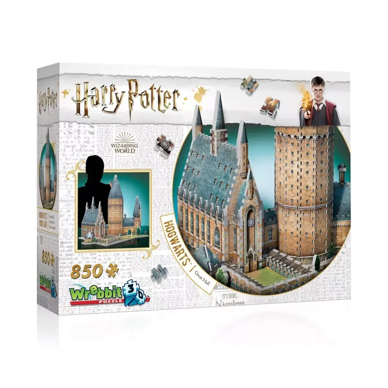 Puzzle 3D Harry Potter Poudlard : La Grande Salle - 850 pièces