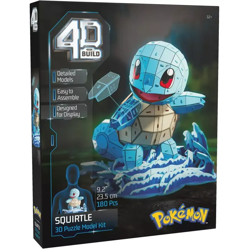 Puzzle 4D Build - Pokémon : Carapuce - 180 pièces