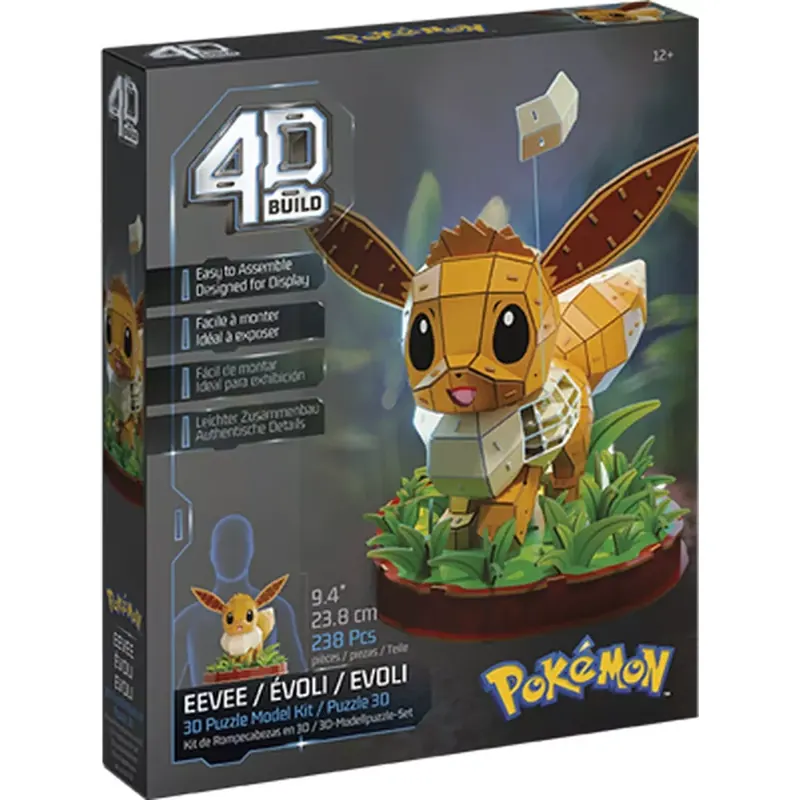 Puzzle 4D Build - Pokémon : Evoli - 238 pièces