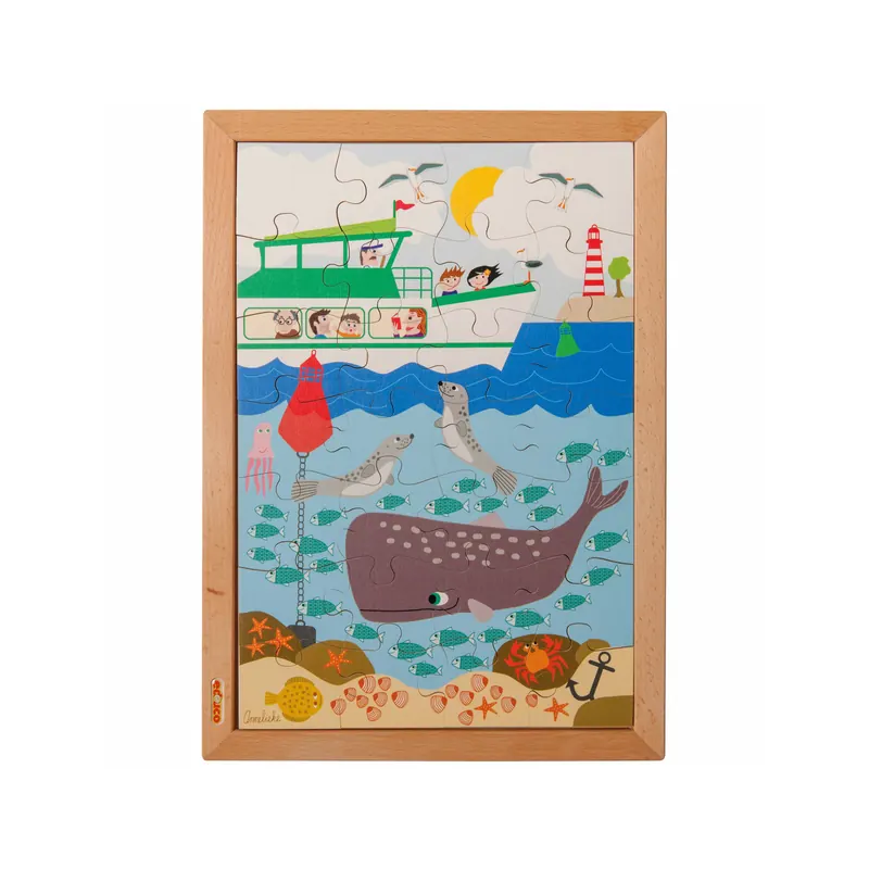 Puzzle au-dessus - au dessous la mer - Educo E523376