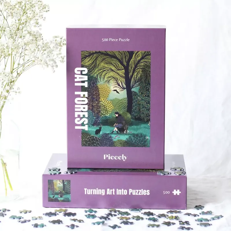 Puzzle Cat Forest - 500 pièces