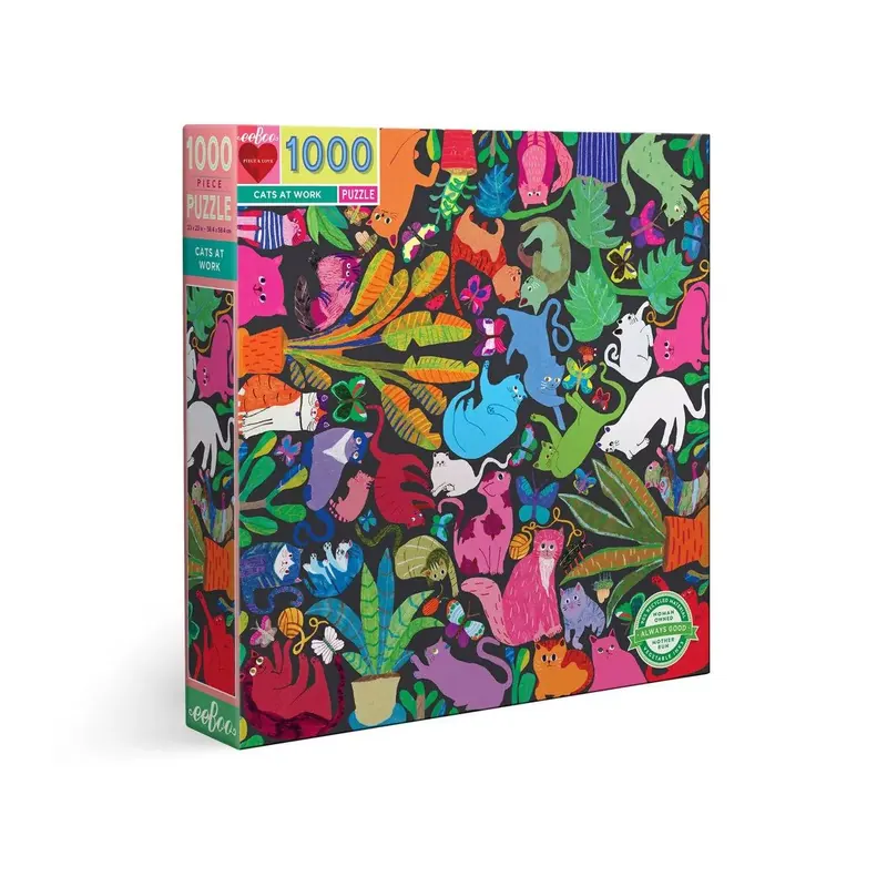 Puzzle Cats at Work - 1000 pièces