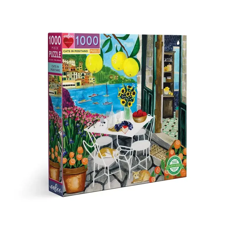 Puzzle Cats in Positano - 1000 pièces