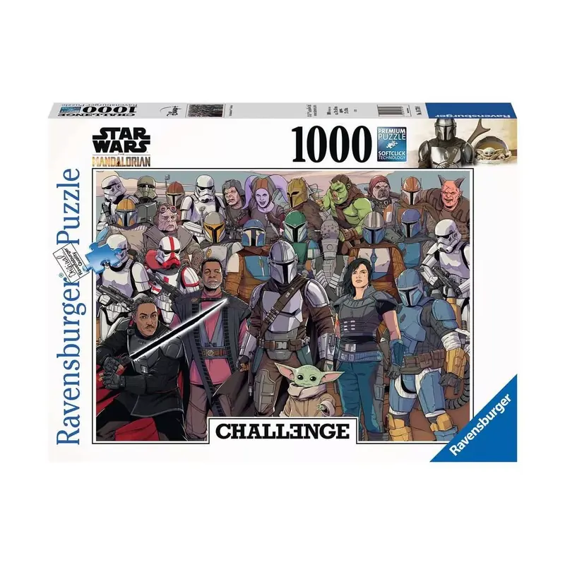 Puzzle Challenge Star Wars The Mandalorian - 1000 pièces