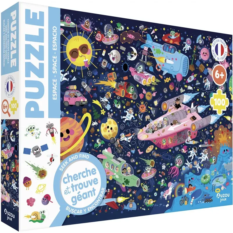 Puzzle Cherche et Trouve : Dans l’Espace