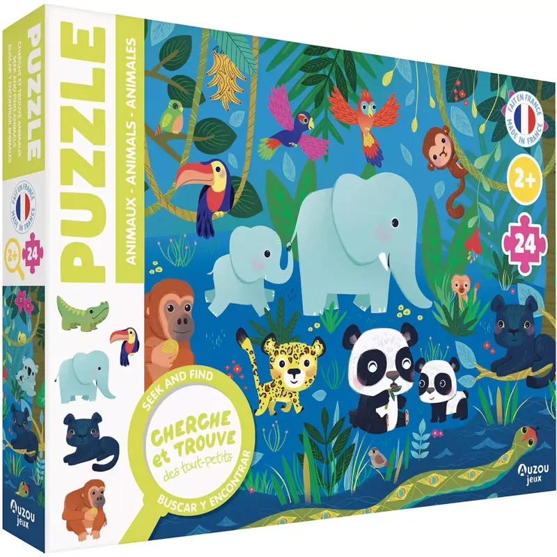 Puzzle Cherche et Trouve des tout-petits : Les Animaux