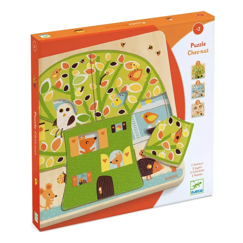 Puzzle Chez-Nut - 12 pièces