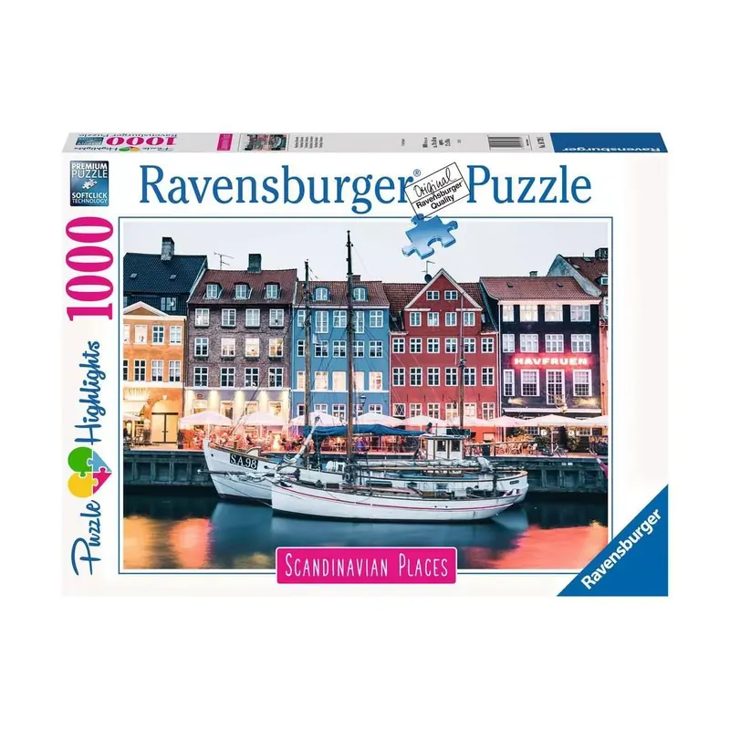 Puzzle Copenhague Danemark - 1000 pièces