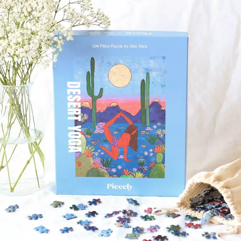 Puzzle Desert Yoga - 500 pièces