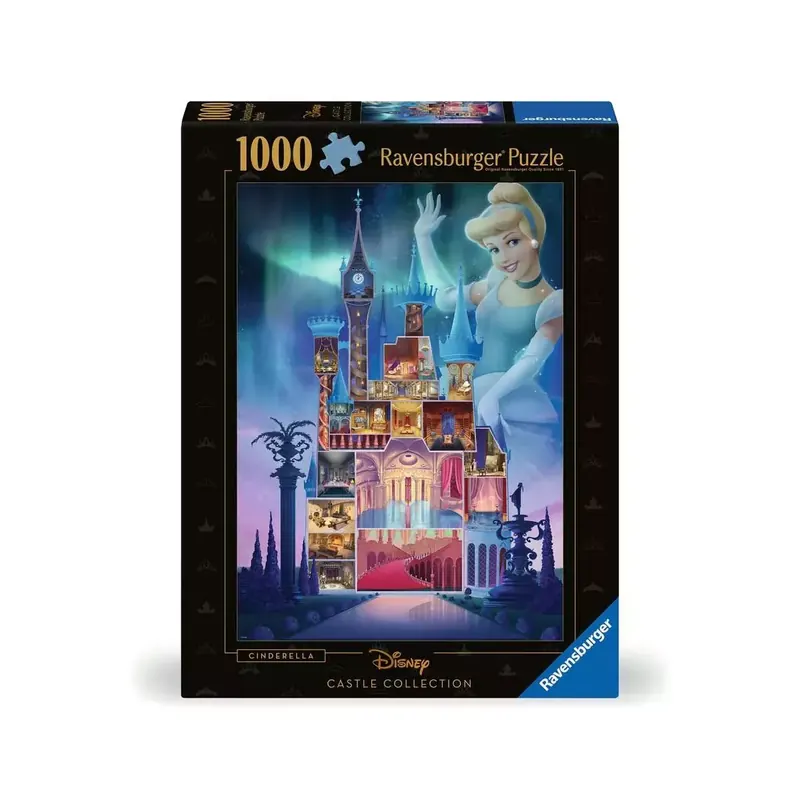 Puzzle Disney : Cendrillon - Collection Château Disney Princesses - 1000 pièces